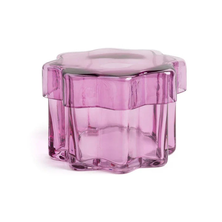 &klevering - Astral Vorratsglas mit Deckel 10,5 x Ø 16, pink