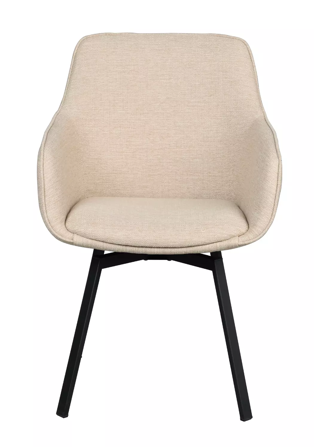 Stuhl Bezug aus Stoff in beige