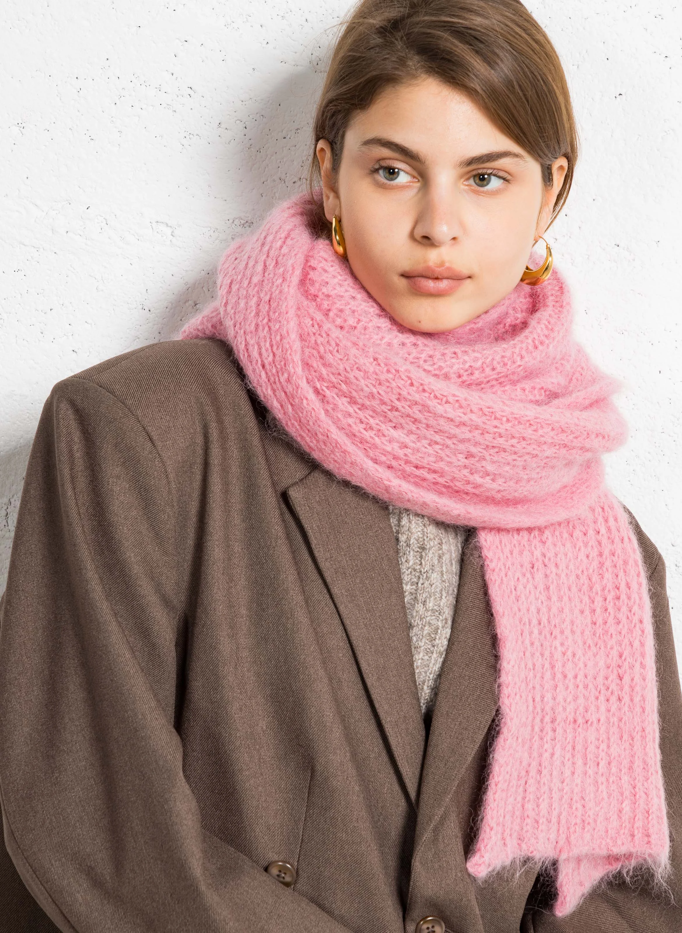 BAHIA - Echarpe maille en mohair et alpaga mélangés | Multicolore