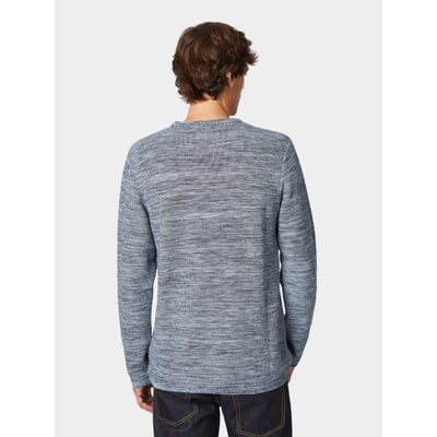 Herren-Strickpullover Baumwolle, Blau