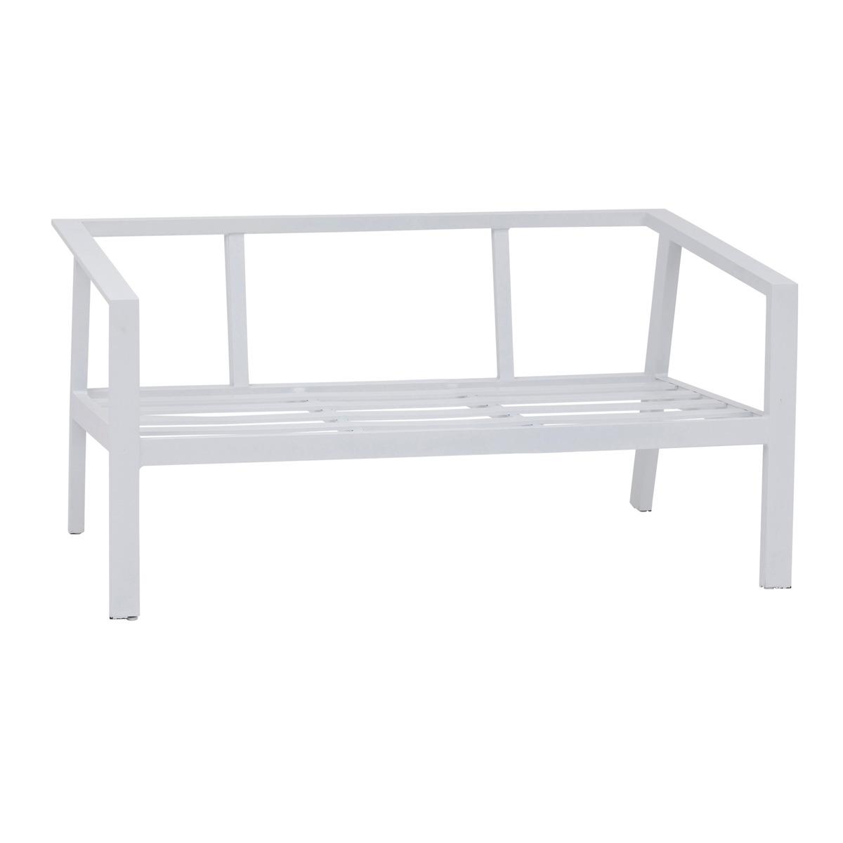 CANAPE PAVANE BLANC 2 PLACES