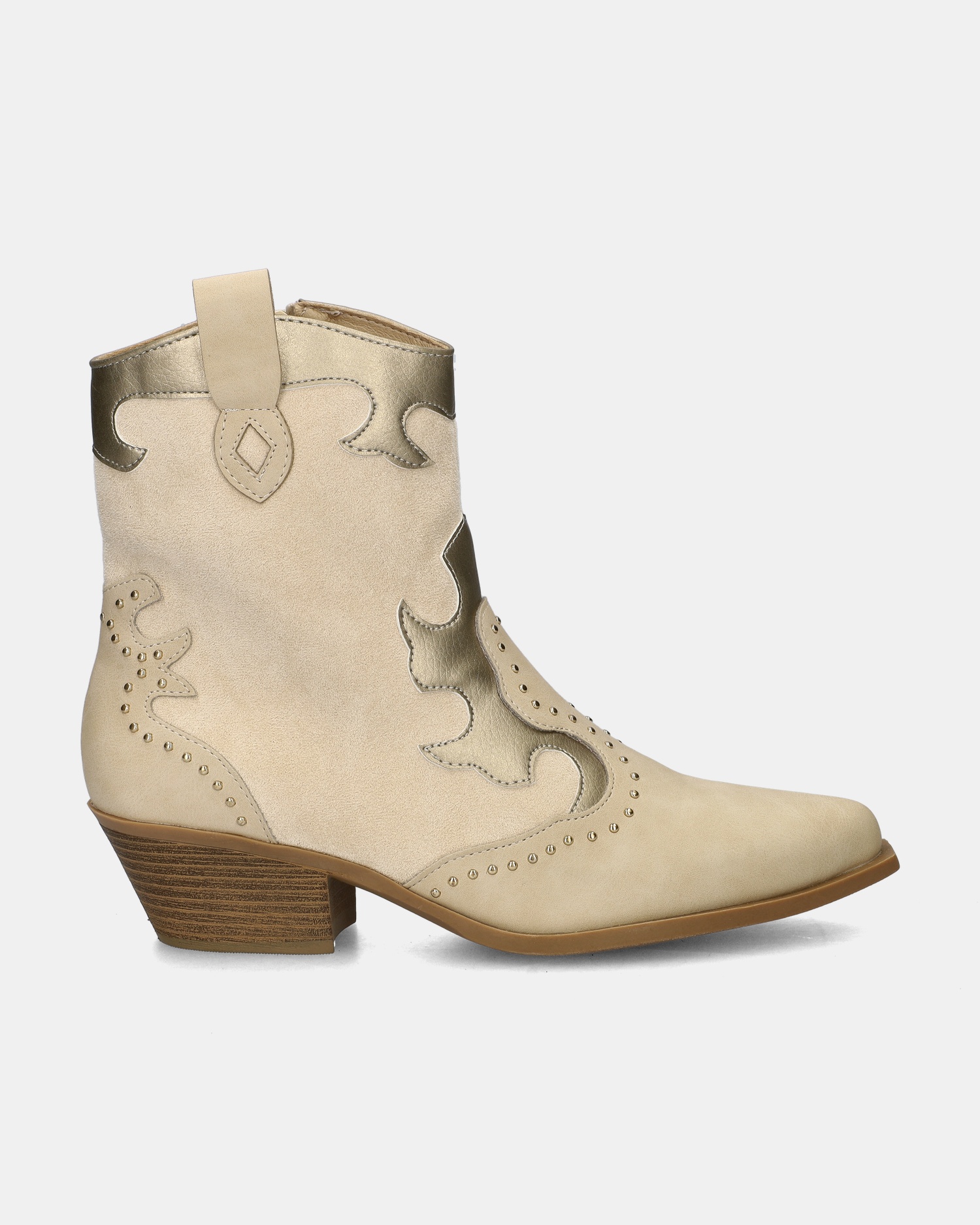 Nelson Enkellaarsjes  - beige
