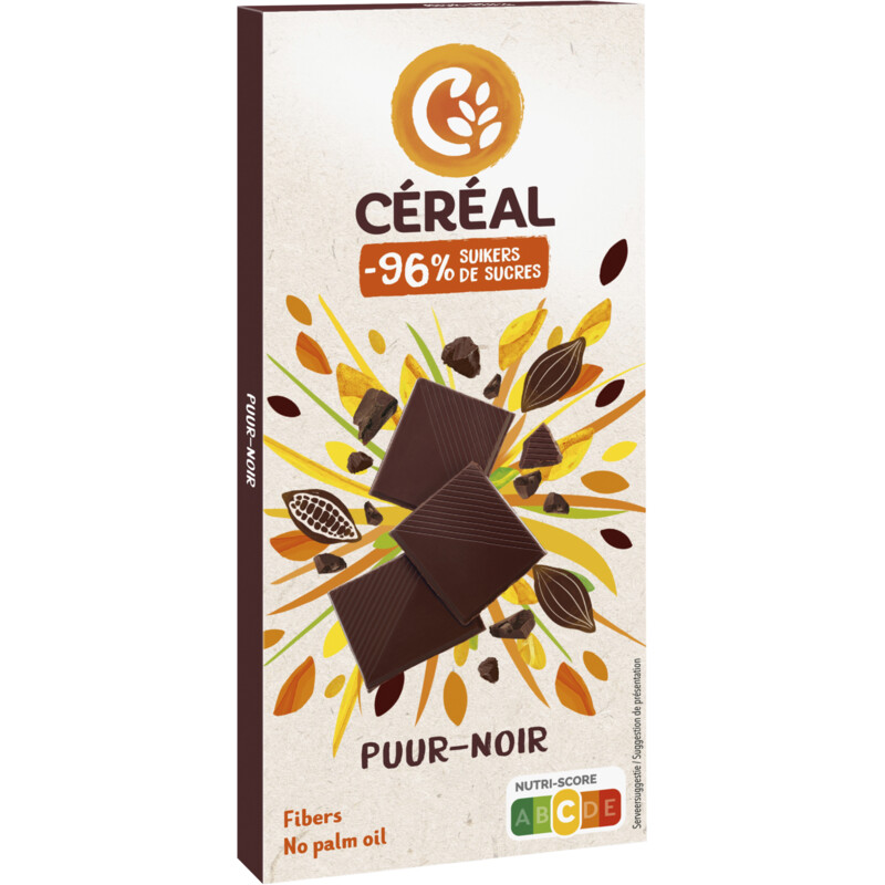 Céréal Pure chocolade minder suikers