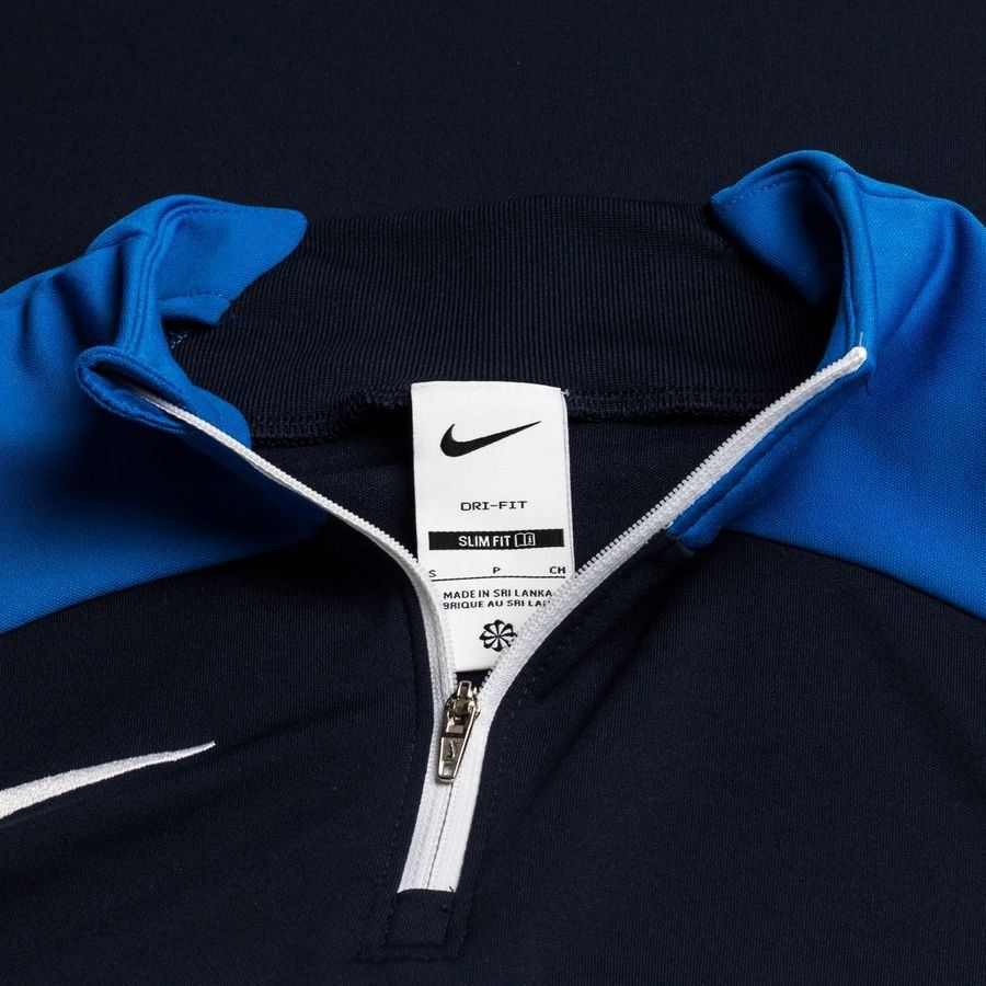 Nike Maillot d'Entraînement Dri-FIT Academy Pro Drill - Bleu Foncé/Bleu/Blanc Femme
