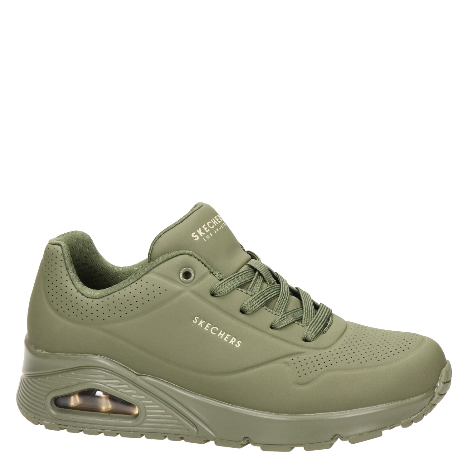 Street Uno dames sneaker Skechers Groen