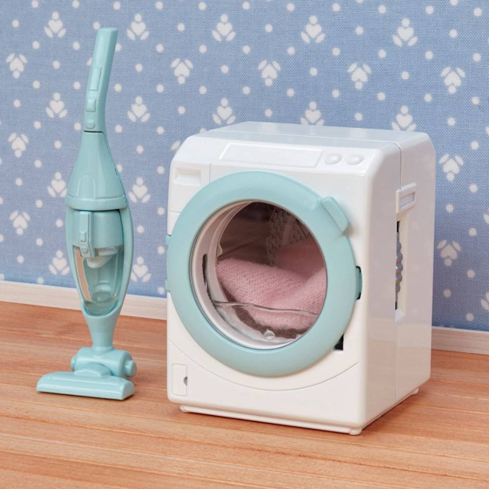 Sylvanian Families wasmachine en stofzuiger 5445