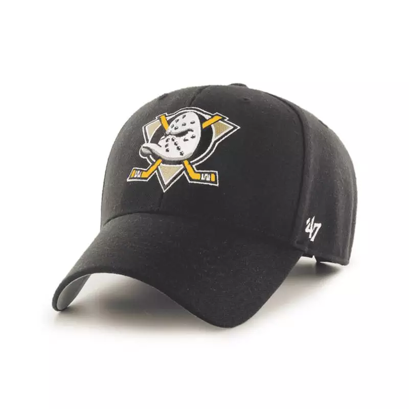 Casquette 47 BRAND Nhl Anaheim Ducks Mvp Logo Noir