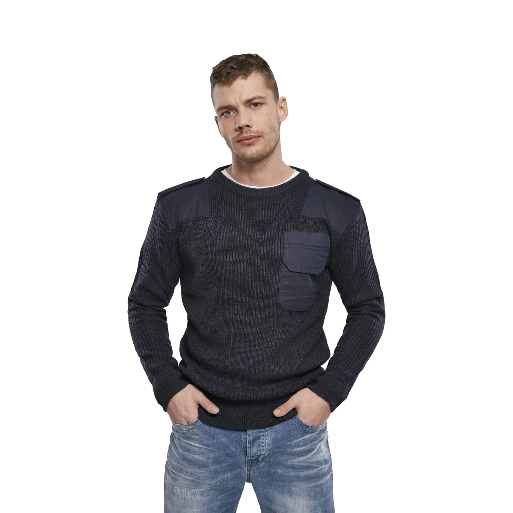 Brandit -  Brandit BW Pullover anthrazit