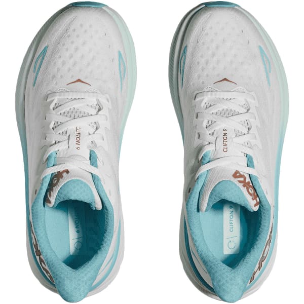 Chaussure running HOKA ONE ONE CLIFTON 9 W FROST / ROSE GOLD