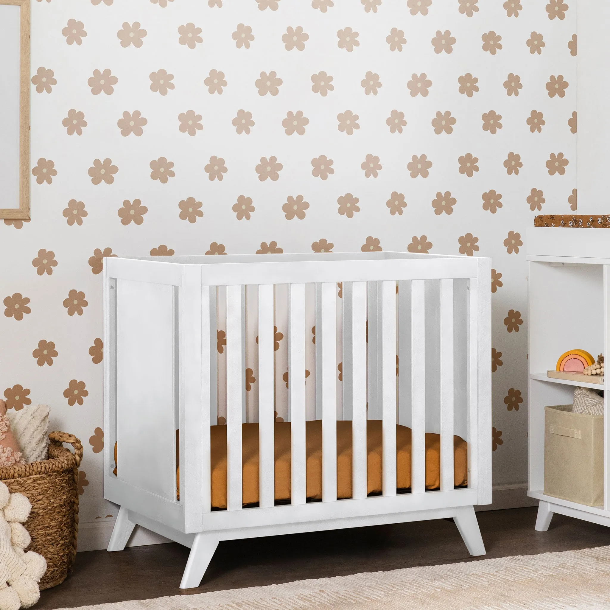 DaVinci Mini Couchette Convertible Otto 3-en-1 (avec matelas de 4 inclus) - Blanc