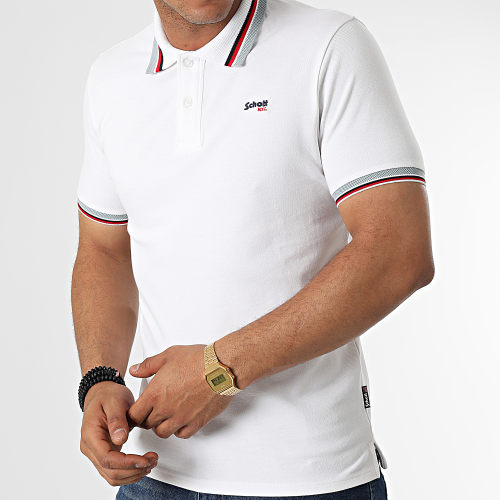 Polo A Manches Courtes Nolan Blanc