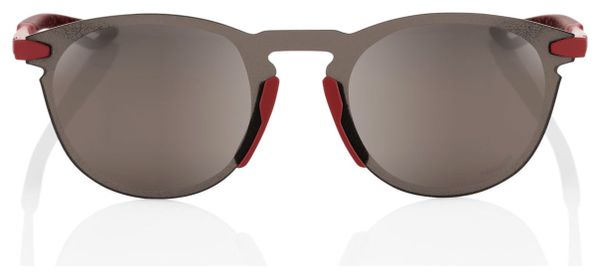 Lunettes 100% Legere Round Rouge / Miroir Argent
