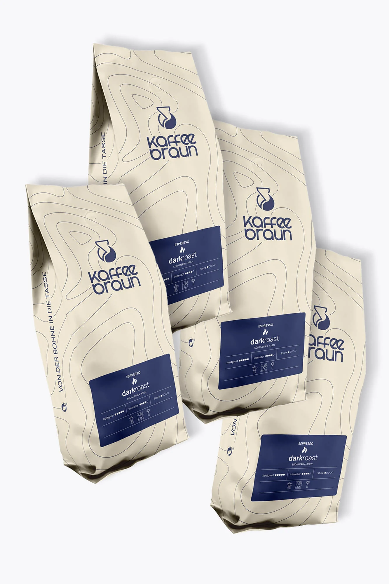 Kaffee Braun Espresso Dark Roast Vorteilspaket 4kg