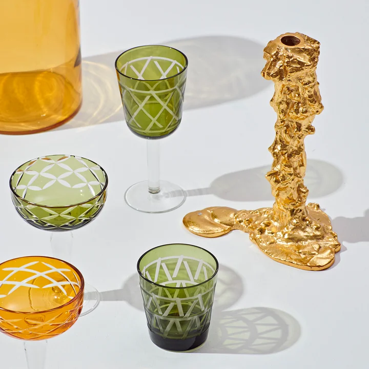 Pols Potten - Drip Kerzenständer, L, silber