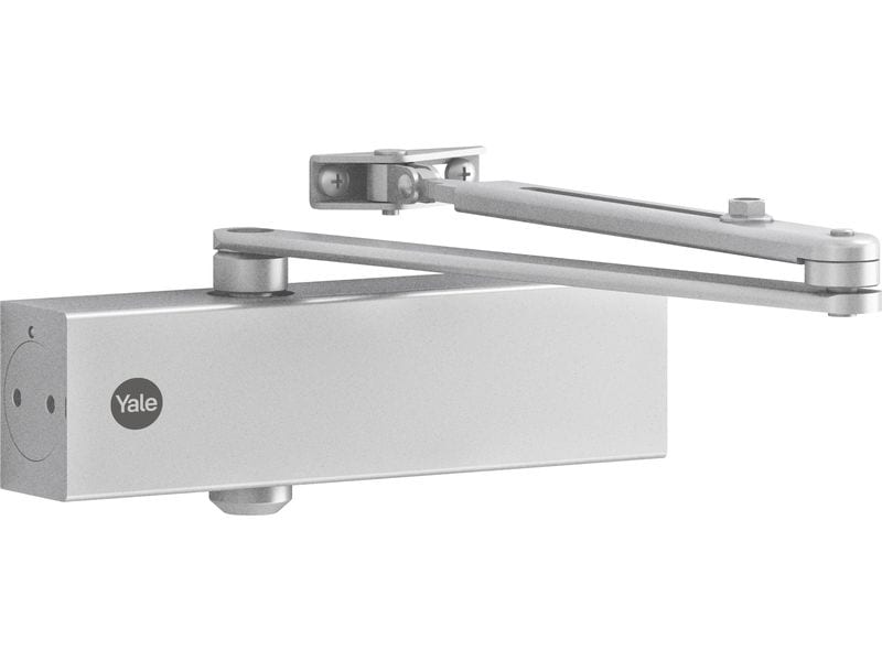 Yale Türschliesser mit Standardarm, Serie 5500 Silber Türschliesser mit normalem Arm