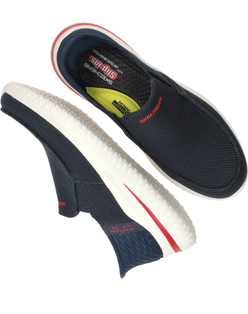 Skechers Slip-Ins Delson 3.0 Cabrino Instappers Blauw Heren