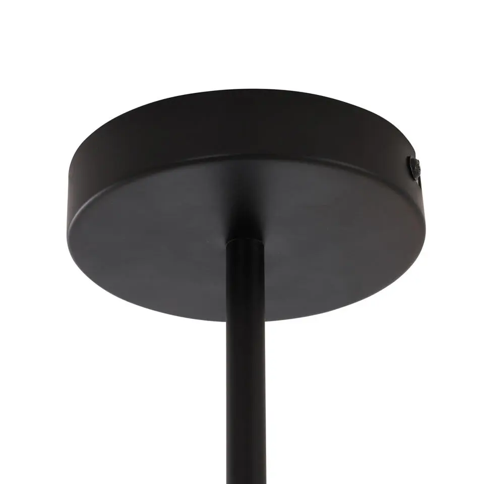 Qazqa plafondlampen ryan zwart g9