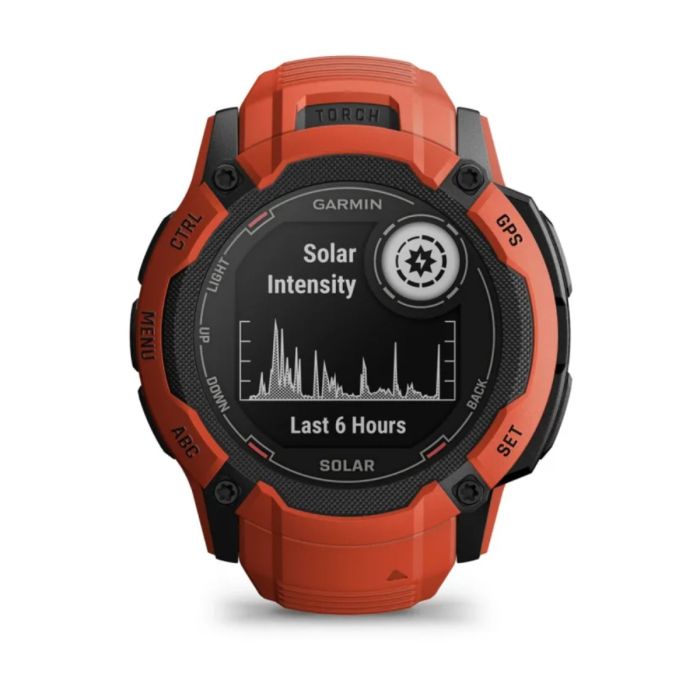 Garmin Unisex Ure Instinct 2X Solar Rød