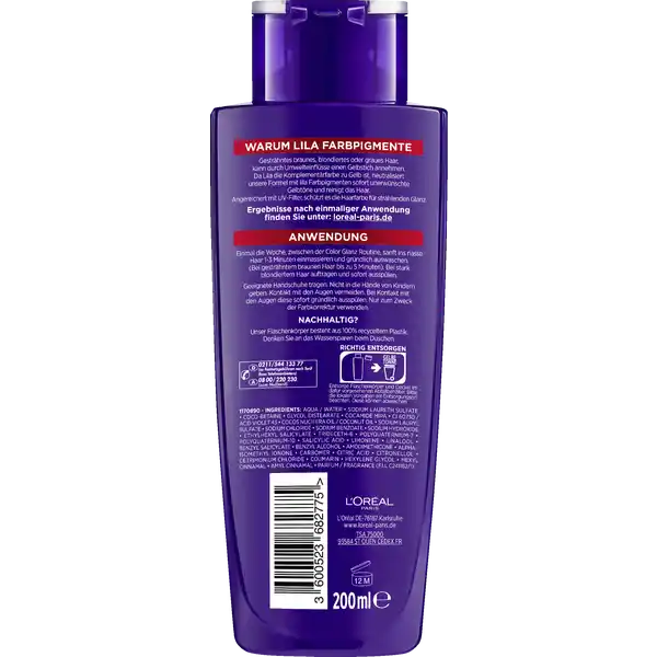 Color Glanz Purple Shampoo 200ml