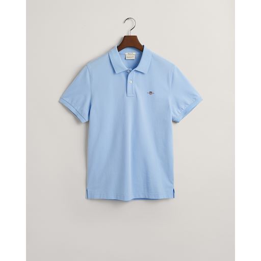GANT Shield Piqué Polo T-shirt, Capri Blue, XL
