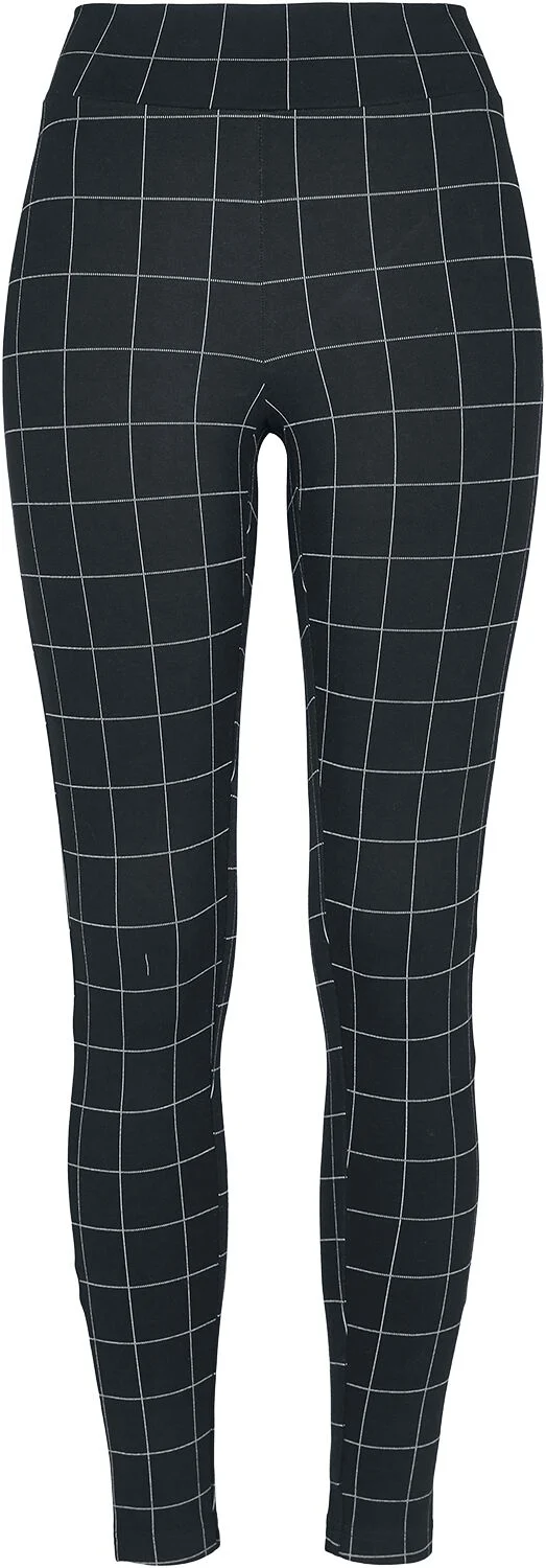 Legging Taille Haute à Carreaux | Urban Classics Legging