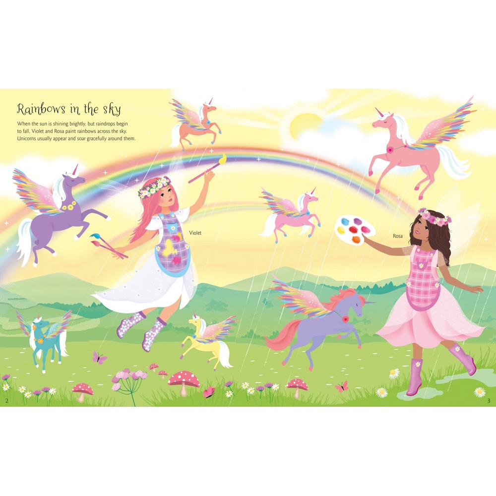 Usborne-Aktivitäten: Sticker Dolly Anziehbuch für Einhörner