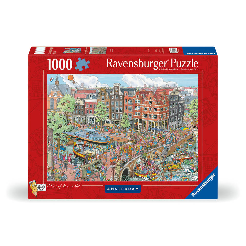 Ravensburger Fleroux puzzel Amsterdam - 1000 stukjes