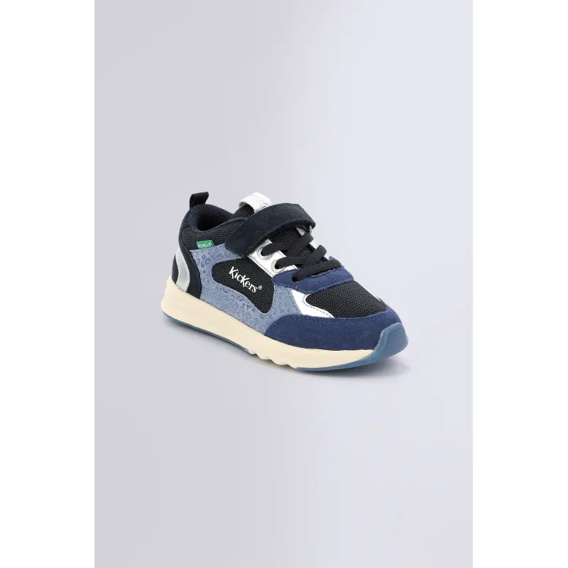 KIYOMI MARINE LEOPARD BASKETS BASSES Cuir/Synthétique Fille