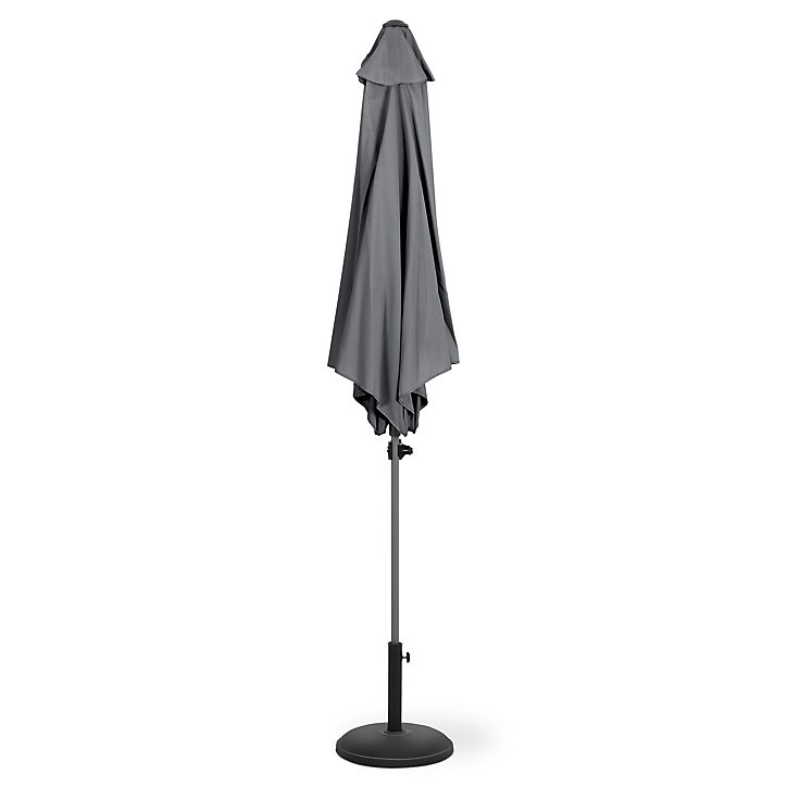 Parasol GoodHome Carambole gris ø200 cm