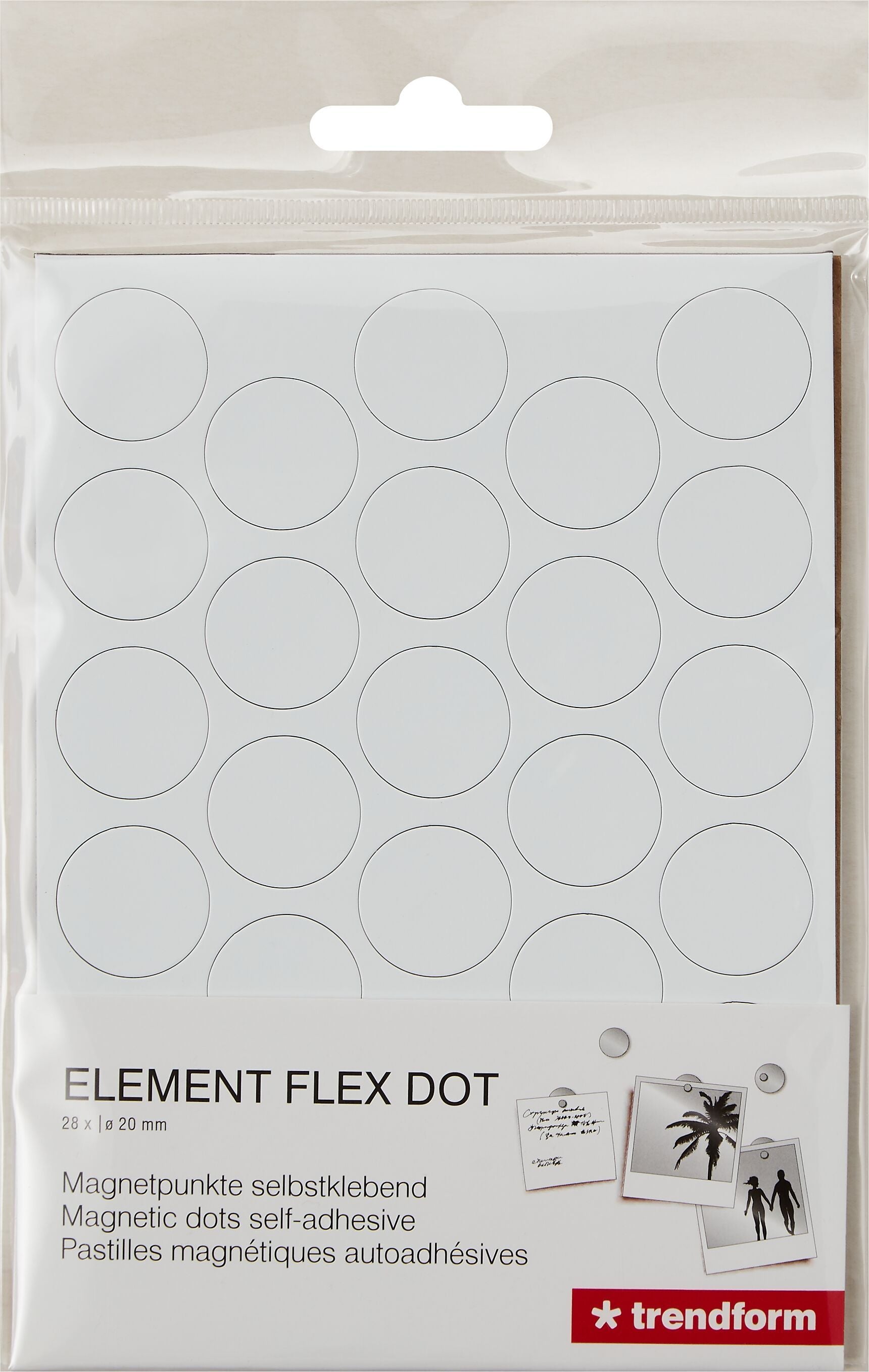 ELEMENT DOTS Magnet - Weiss