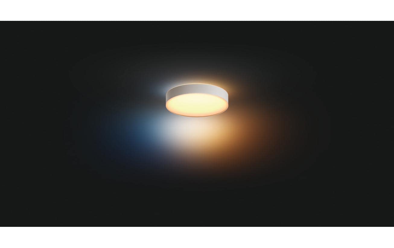 White Amb. Enrave Deckenleuchte L weiss 3300 lm + Dimmer<br>Deckenlampe steuerbar mit Philips Hue