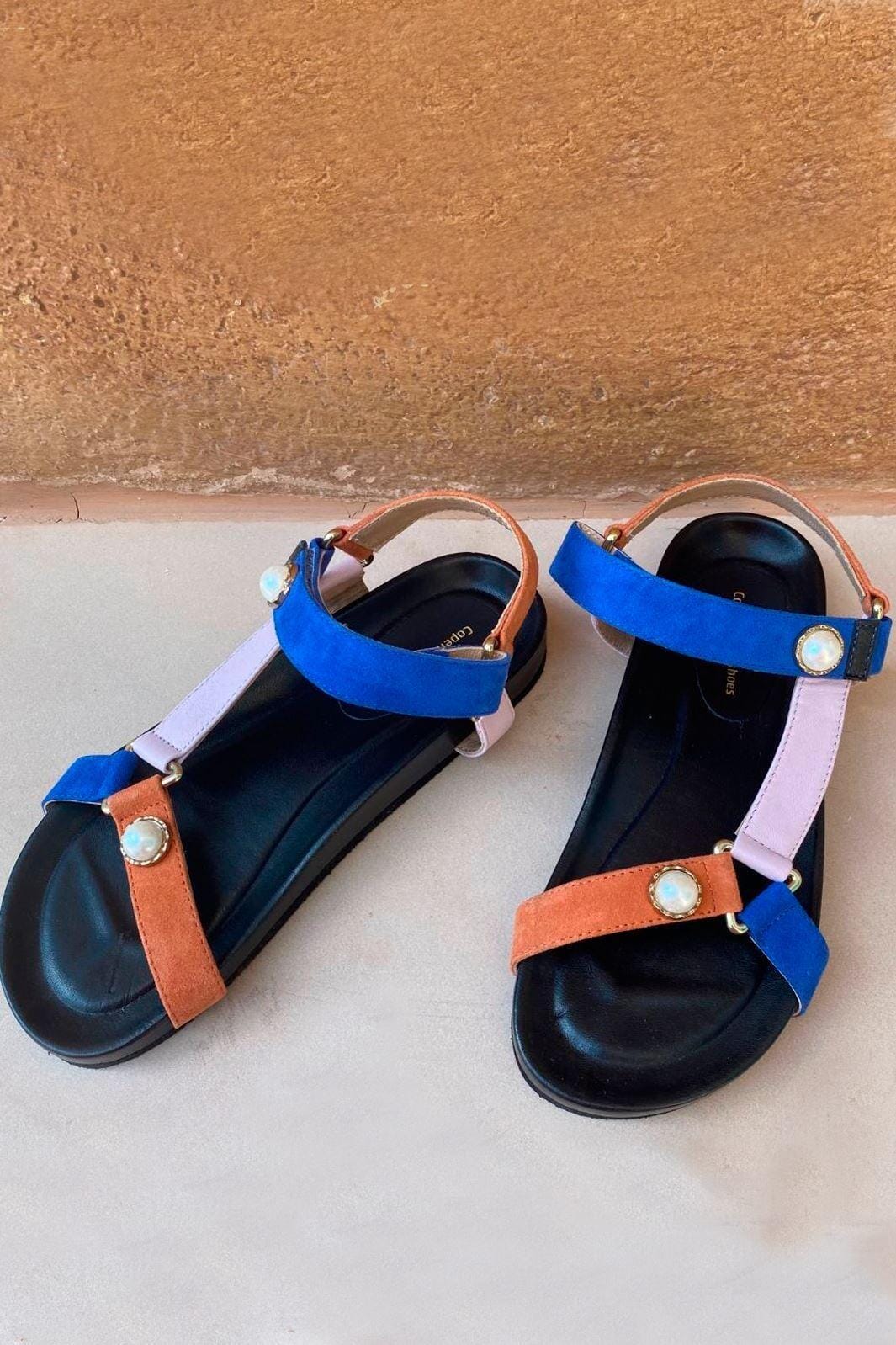 Copenhagen Shoes Peace With Pearl- 01 Black Multi