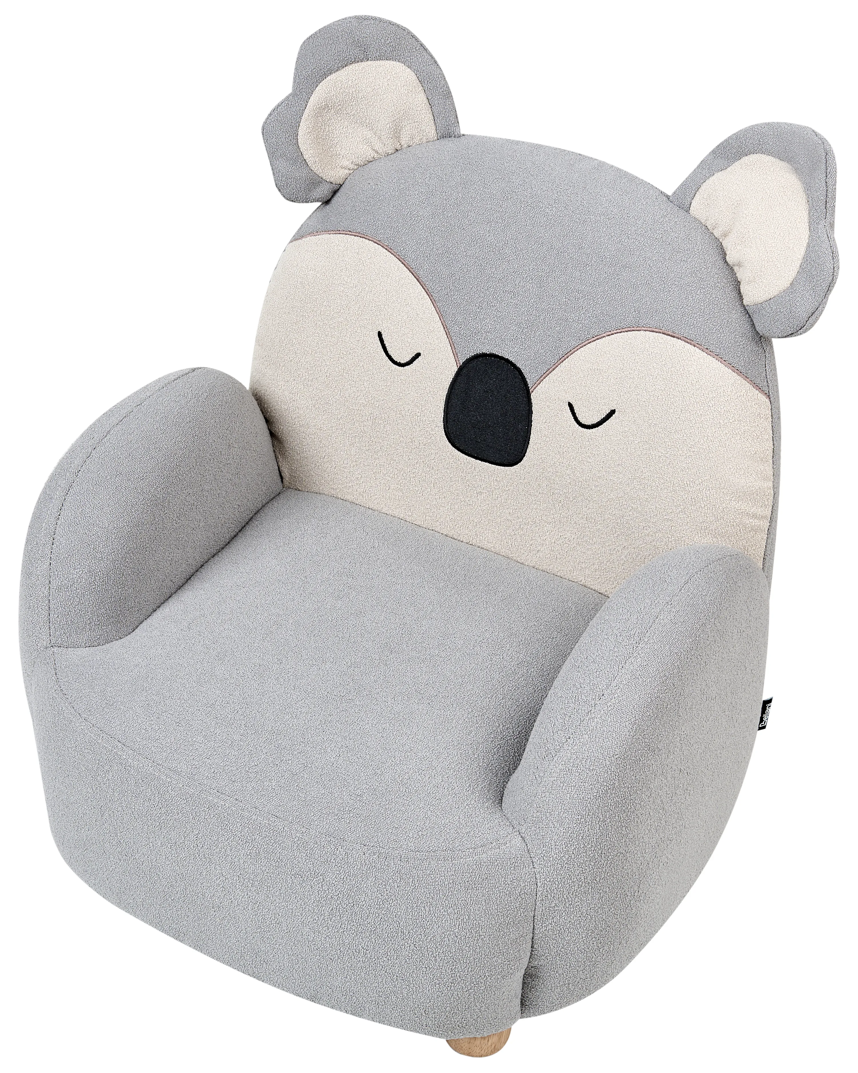 Kinderfauteuil Koala HERVIK Stof Grijs