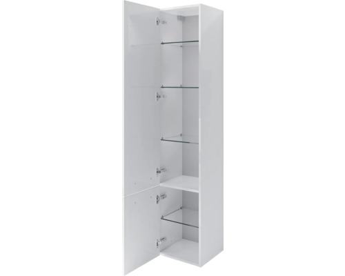 Pelipal Napoli, Cavallino, Milano hoge kast BxHxD 35 x 169 cm x 35 cm Frontkleur wit hoogglans