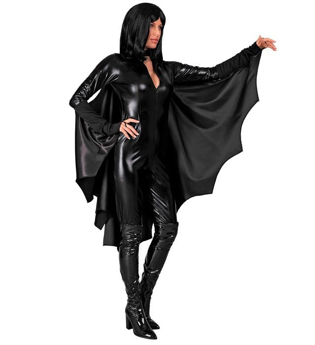 Halloween Cape Zwart Dames Vleermuis