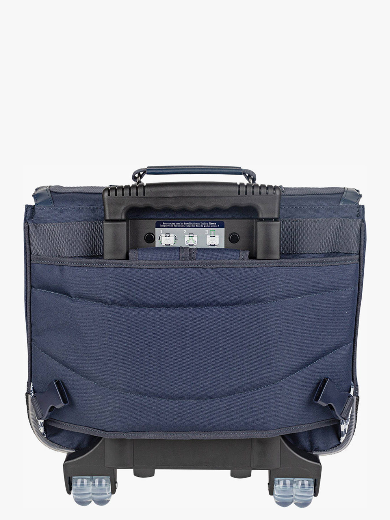Cartable  roulettes 2 compartiments TANN'S
