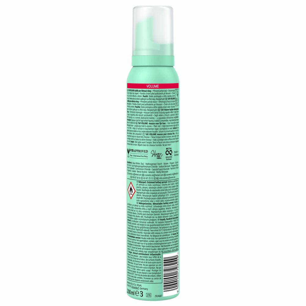 Taft True Volume Mousse Mega Strong200 ml