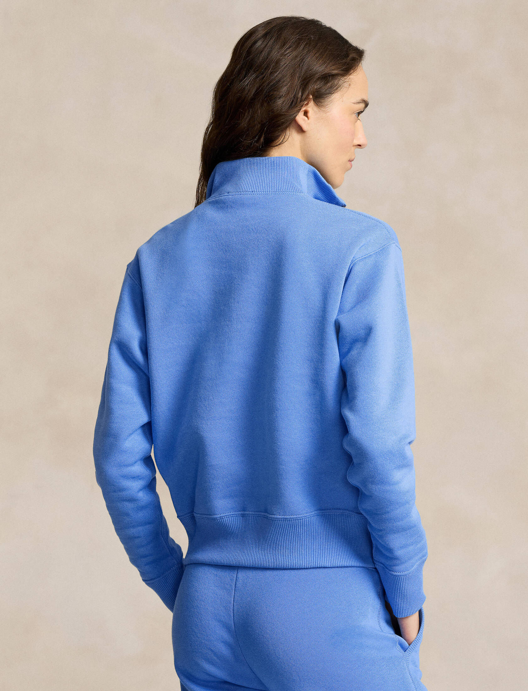 Polo Ralph Lauren| Damen Sweatshirt mit Troyerkragen Relaxed Fit