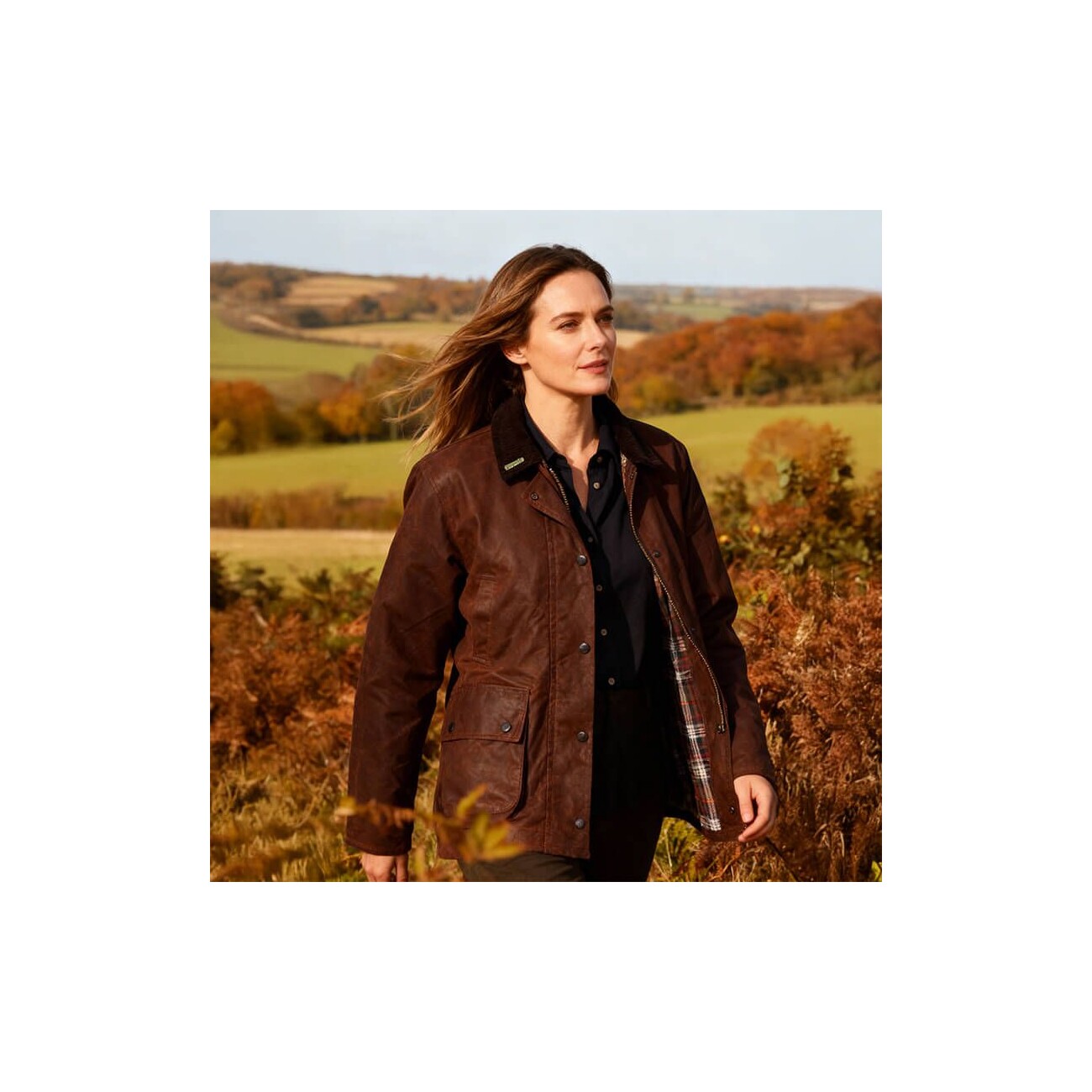 ROMNEYS Wachsjacke London Ladies XS - INT