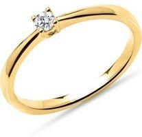 Verlovingsring in 14k goud met Diamant, 0,10 ct.