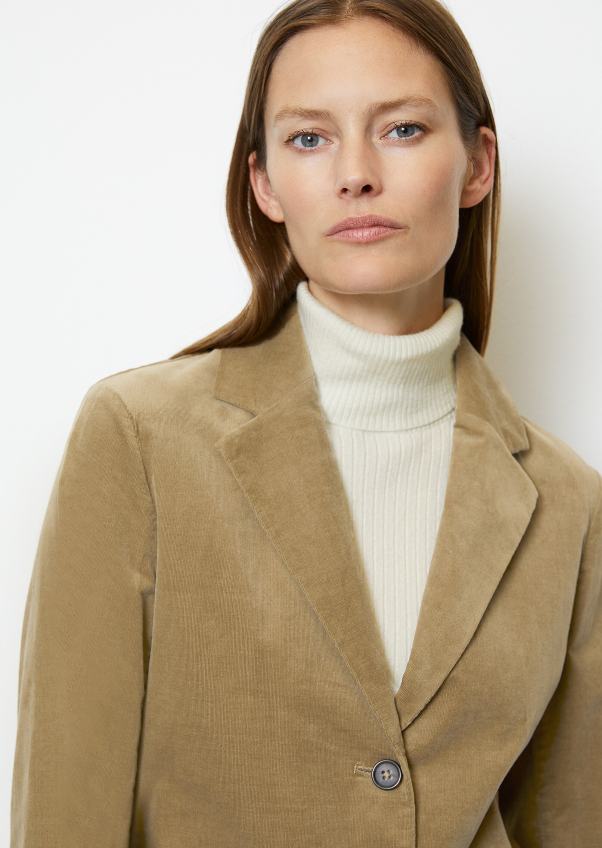 Blazer regularaus Babycord-Qualität