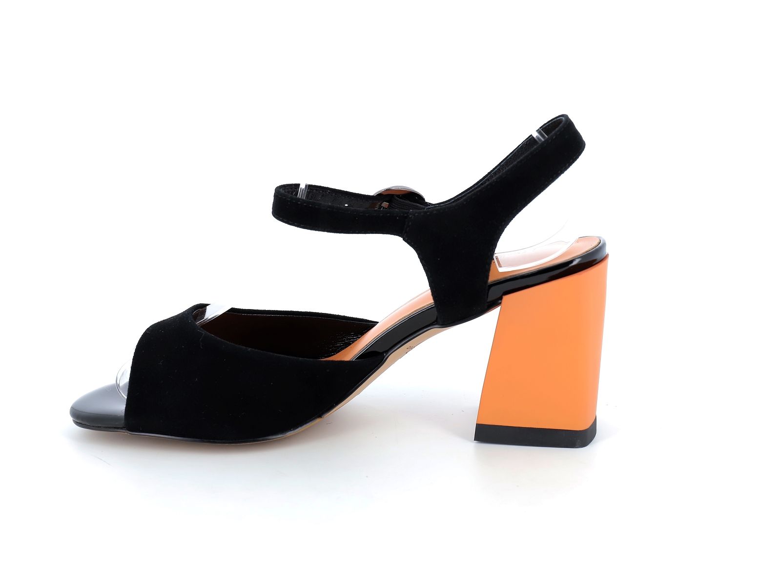 Metamorf ose-NABAISSUER Nubuck Noir Orange