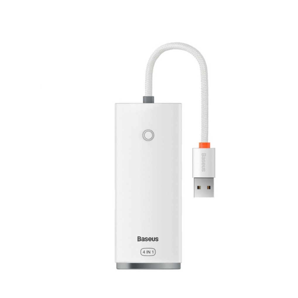 4in1 USB 3.0 Multiport Adapter mit USB C / 4x USB 3.0 (5GB/s) - Weiss