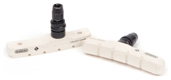 Paire de Patins Elvedes V-Type 72mm Blanc (x25)