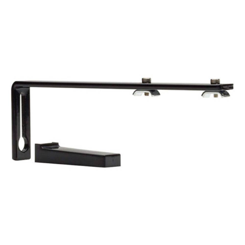 VINKEL KIRSCH TIL FLEXI SKINNE 10CM SVART