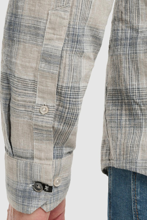 Vanguard beige heren overhemd