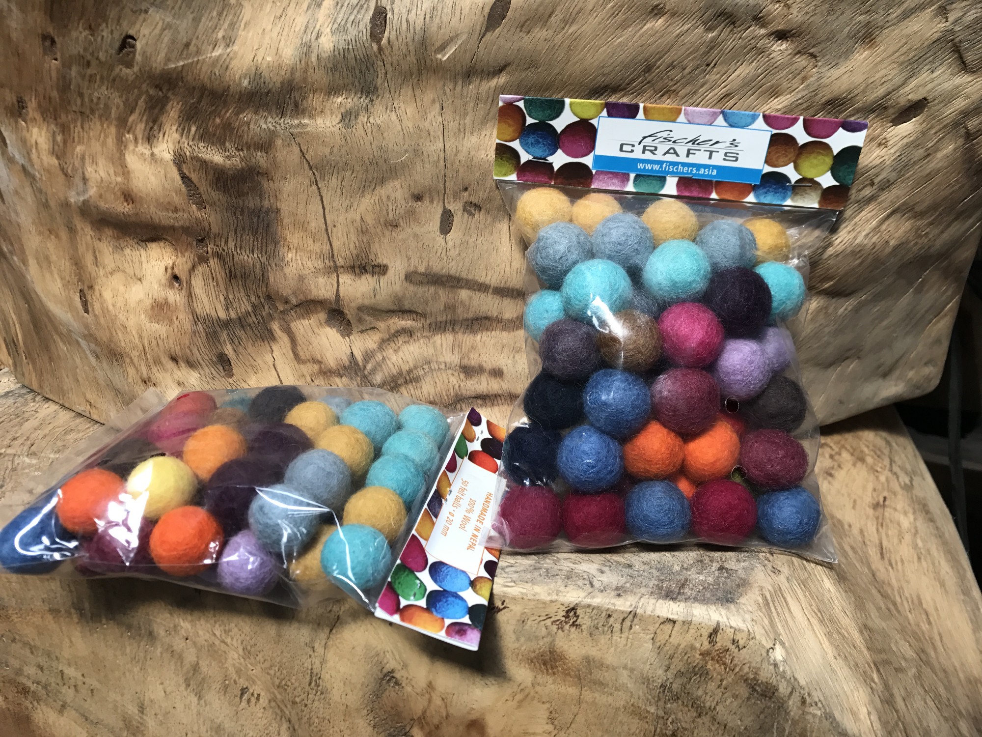 Filz-Pompons, multicolor, Ø 20 mm günstig bestellen