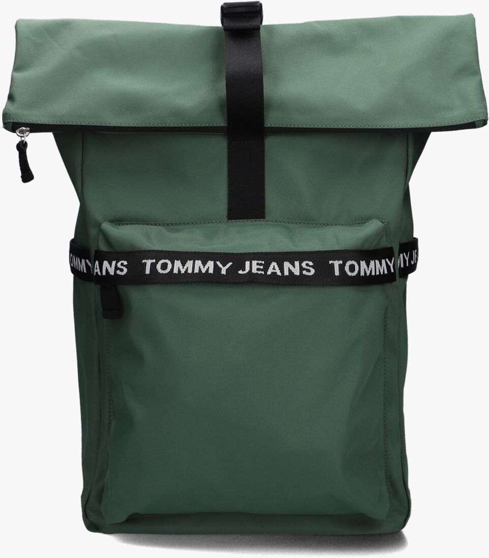 TOMMY JEANS groene tommy jeans rugtas tjm essential rolltop backpack