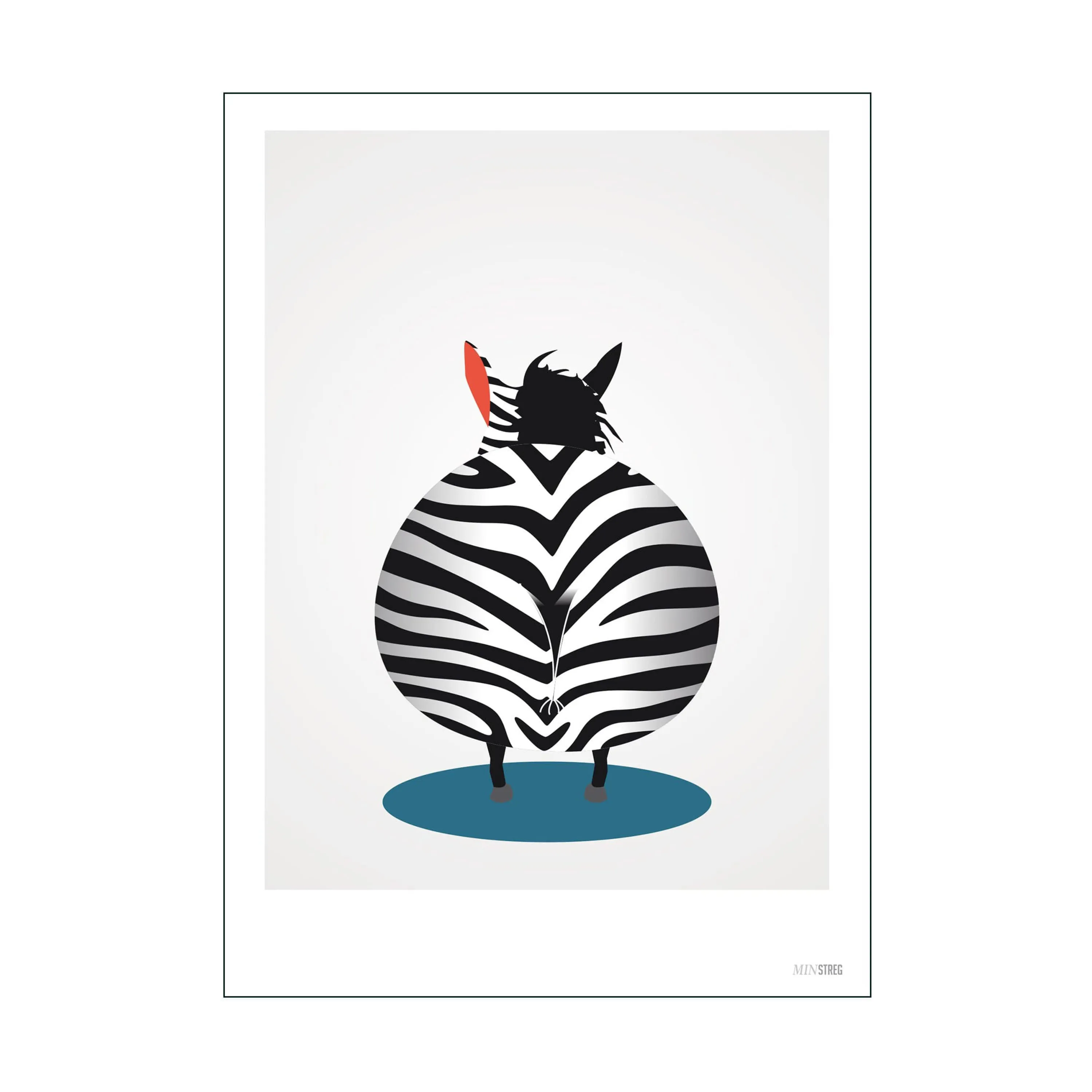 Poster&Frame Plakat - Zebra