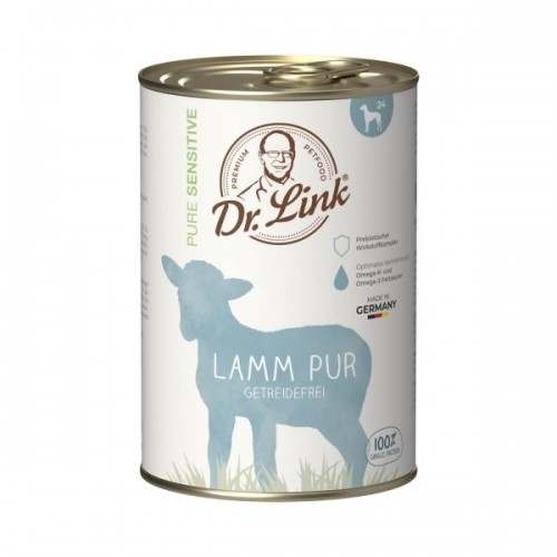 Dr. Link Pure Sensitive Lamm Pur Lamb Can para cães